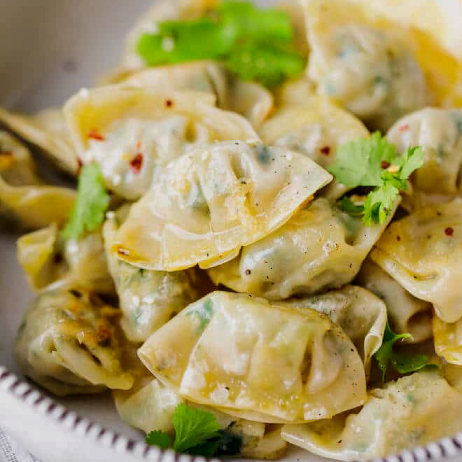 *Chicken & Cilantro Dumplings