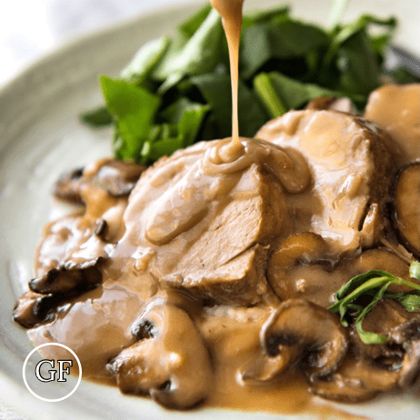 Smothered Pork Tenderloin meal prep - Mother of Macros
