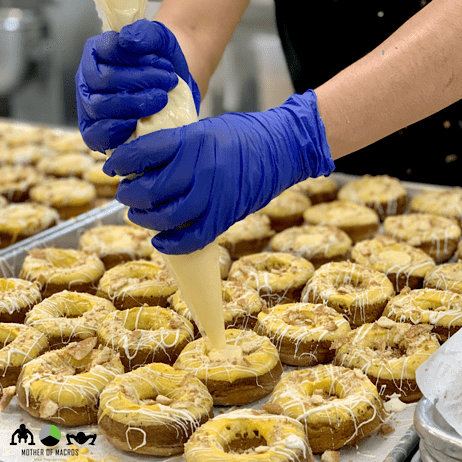 Clean Cheatz: Banana Cream Donuts 4Pack meal prep - Mother of Macros